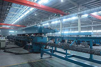 Steel bar truss production line