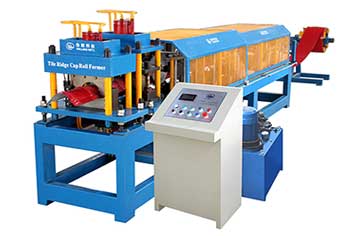 Metal Roof Ridge Cap Machine