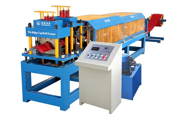 Metal Roof Ridge Cap Machine