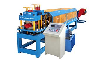 Metal Roof Ridge Cap Machine