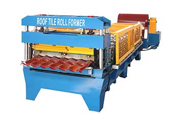 Step Tile Roll Forming Machine