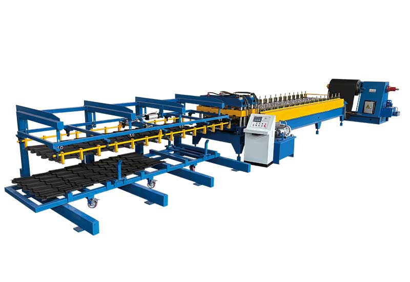 Step Tile Roll Forming Machine