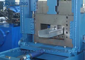 C Z purlin roll forming machine