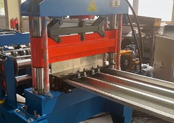 Steel floor decking roll forming machine