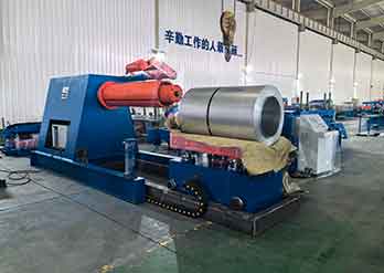 10 ton steel coil uncoiler with carriage