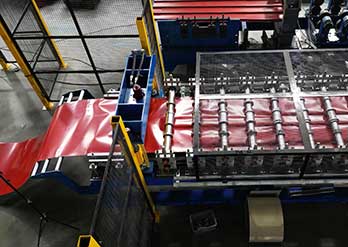 roof and wall steel tile roll forming machine