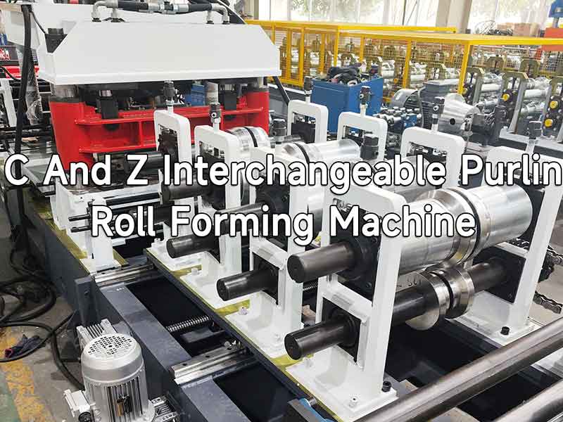C And Z Interchangeable Purlin Making Machine