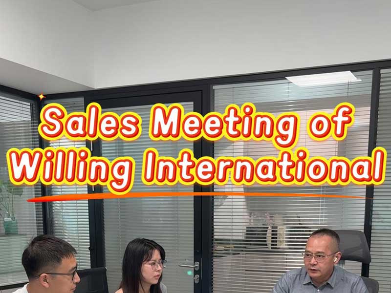 Sales Meeting of Willing International